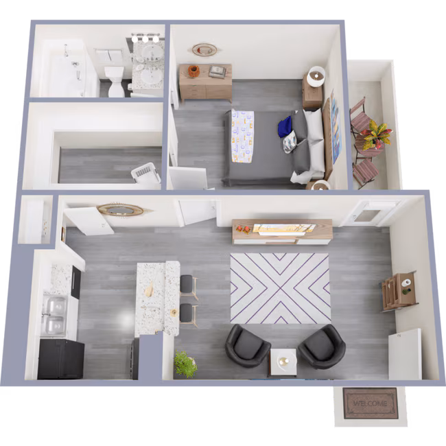 Plan A 901 floor plan